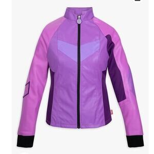 NWT $75 Marvel Hawkeye Zip Jacket Purple Women’s XL